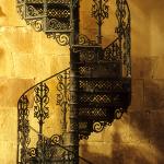 Ozdobne schody na chór - Kolegiata w Opatowie